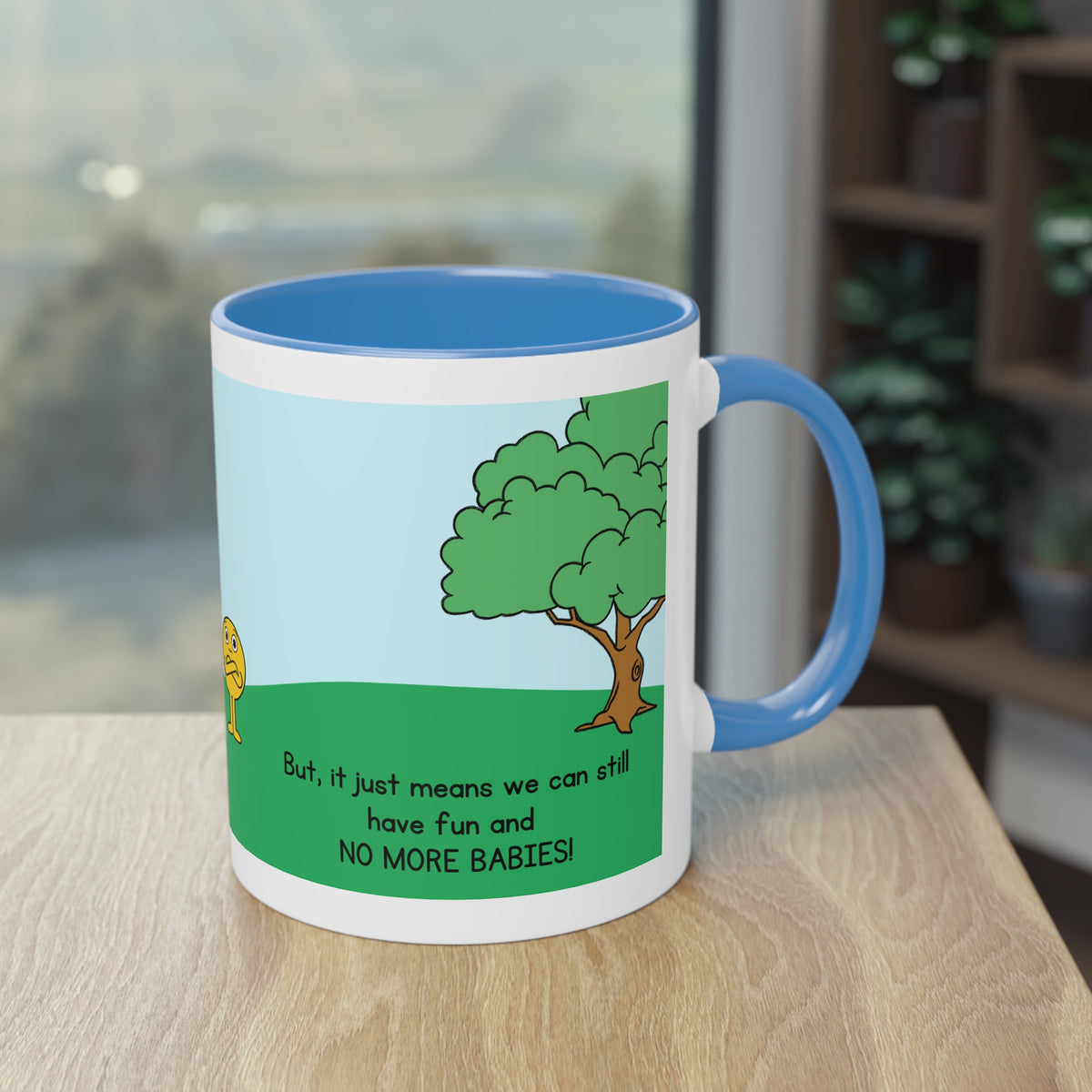 "Snip Happens" Mug by Jen Jenivive, view 3