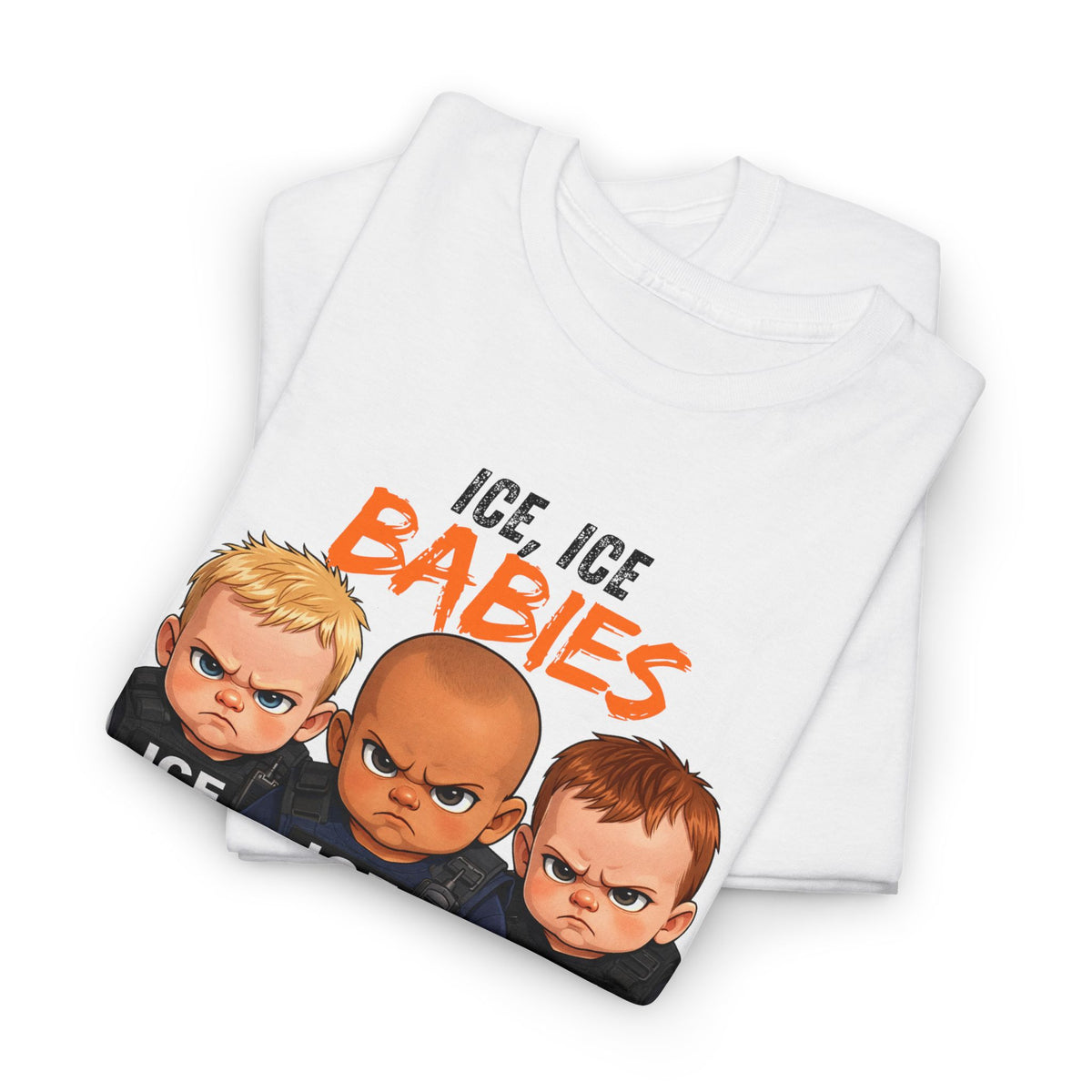"Ice Ice Babies" T-Shirt by Jen Jenivive, view 2