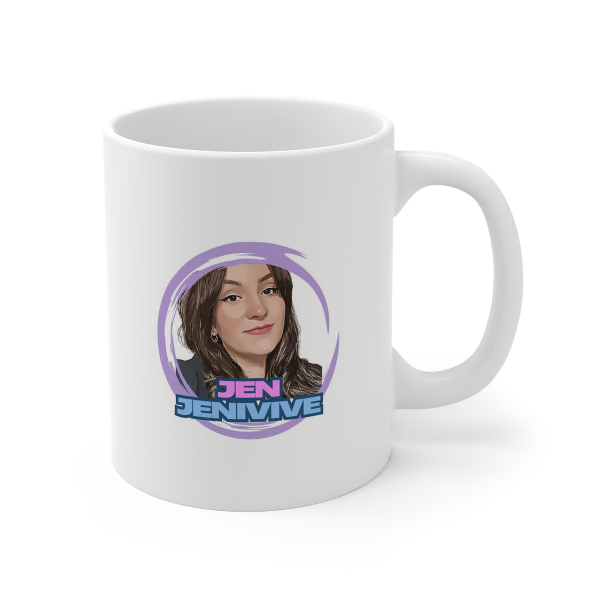 "Need a Bone?" Mug by Jen Jenivive, view 2