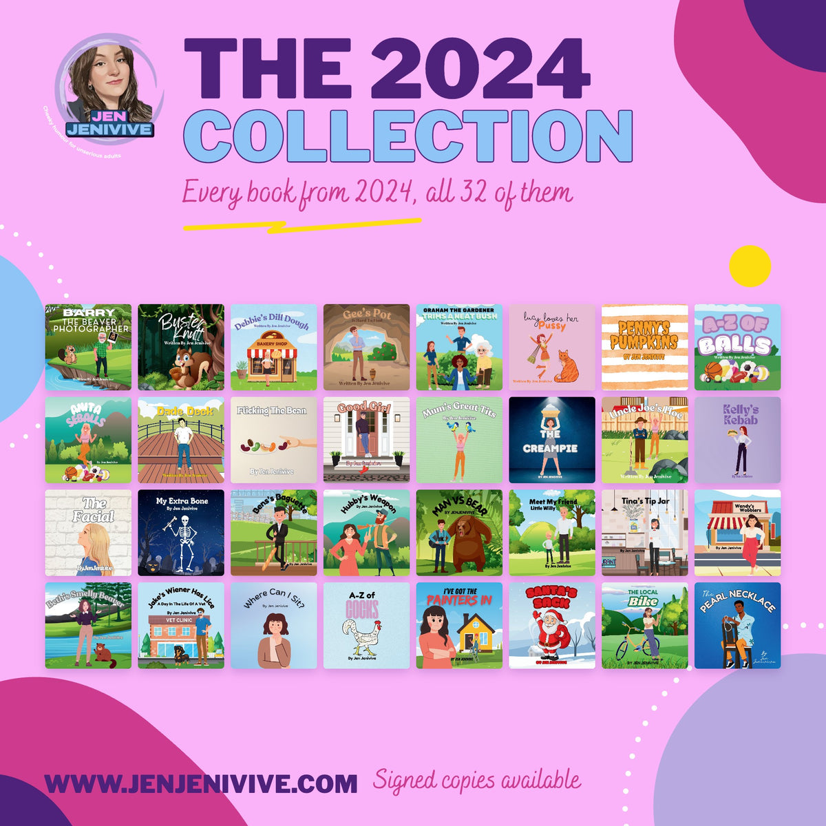 The Jen Jenivive Years: The 2024 Collection box set by Jen Jenivive, 32 books