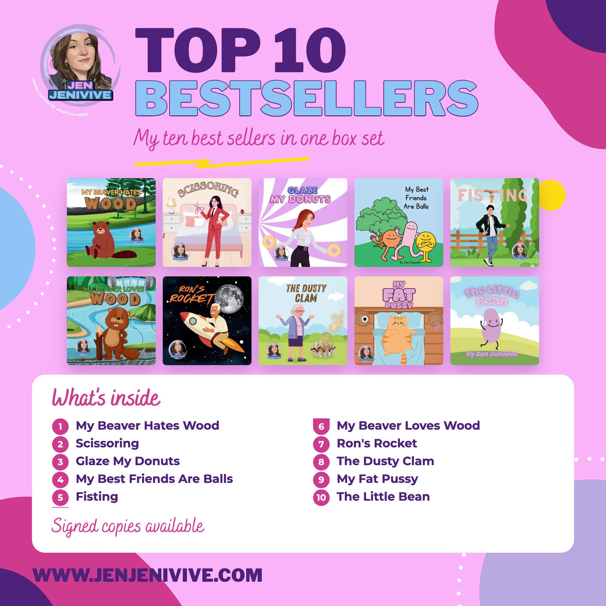 Bestsellers Starter Pack: Top 10 box set by Jen Jenivive, 10 books