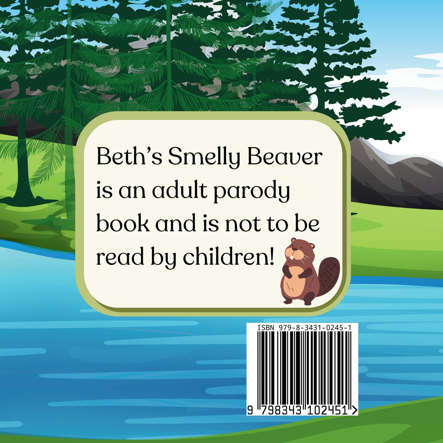 Beth's Smelly Beaver by Jen Jenivive, back cover