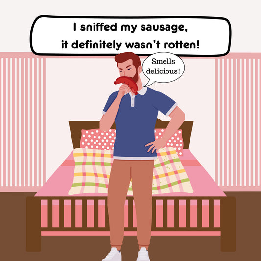 Interior page from Gobble My Sausage by Jen Jenivive