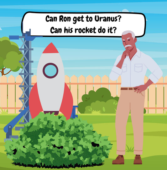 Interior page from Ron's Rocket: Voyage To Uranus by Jen Jenivive
