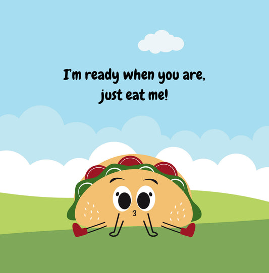 Interior page from The Tasty Taco by Jen Jenivive