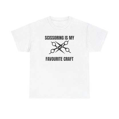 "Scissoring is my favourite craft" T-Shirt