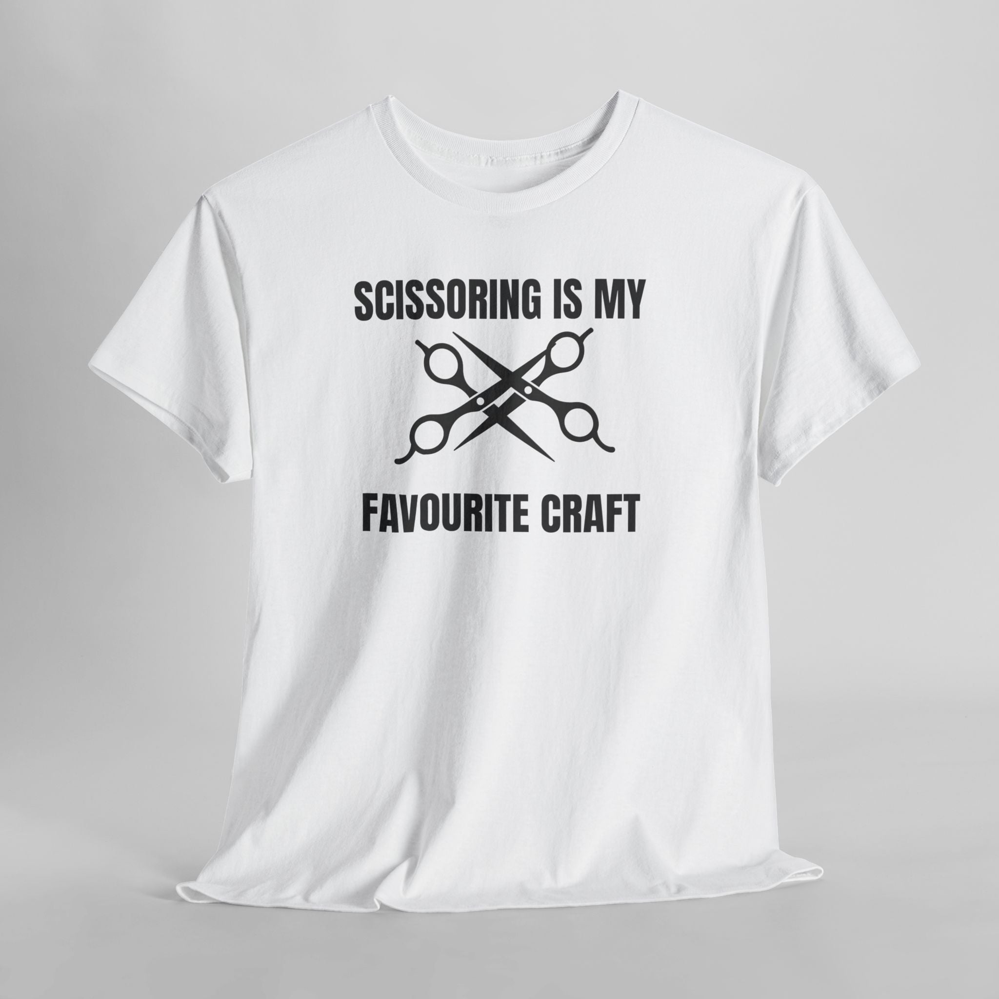 Scissoring Is My Favourite Craft T-Shirt | Funny Adult Humour Tee