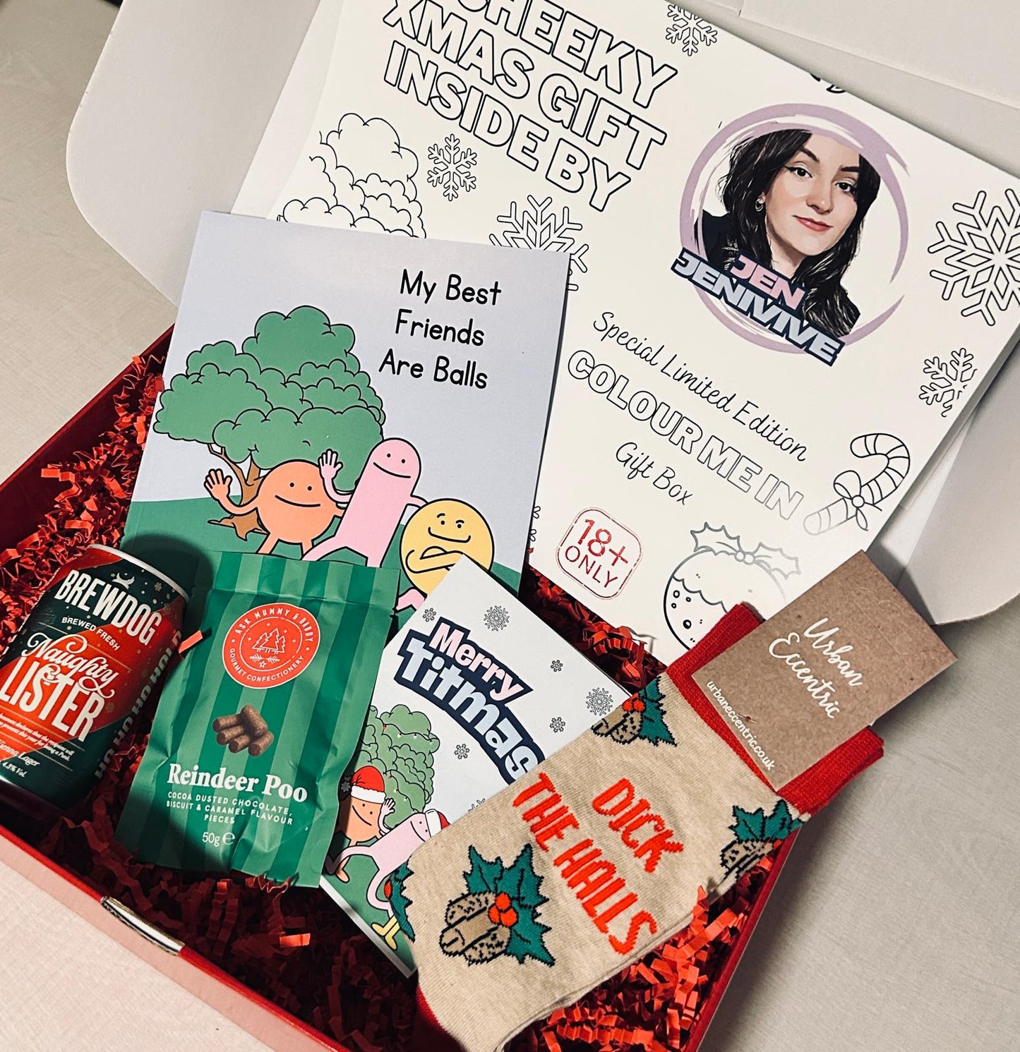 Merry Titmas Christmas Box