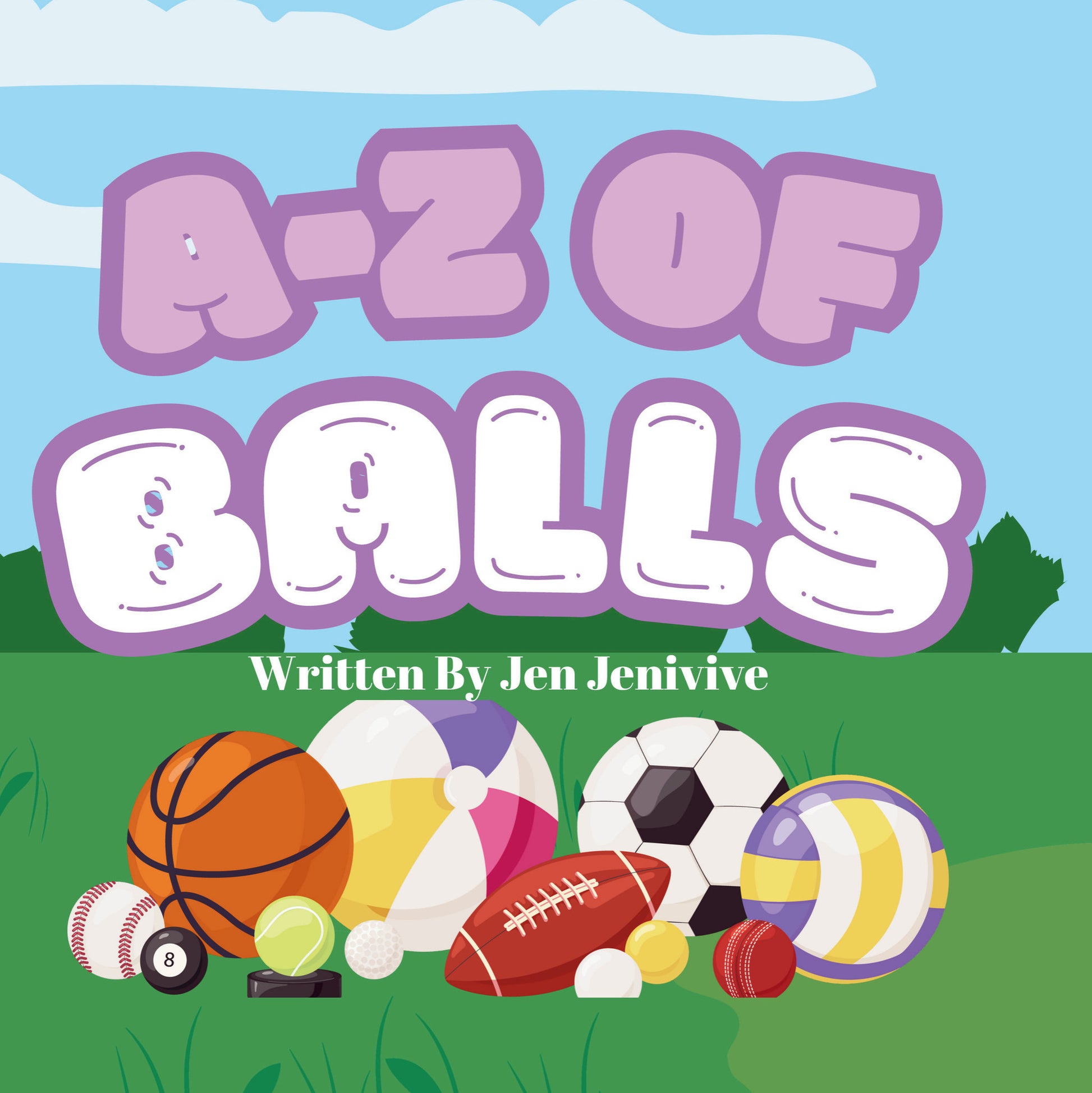 A-Z of Balls by Jen Jenivive, front cover