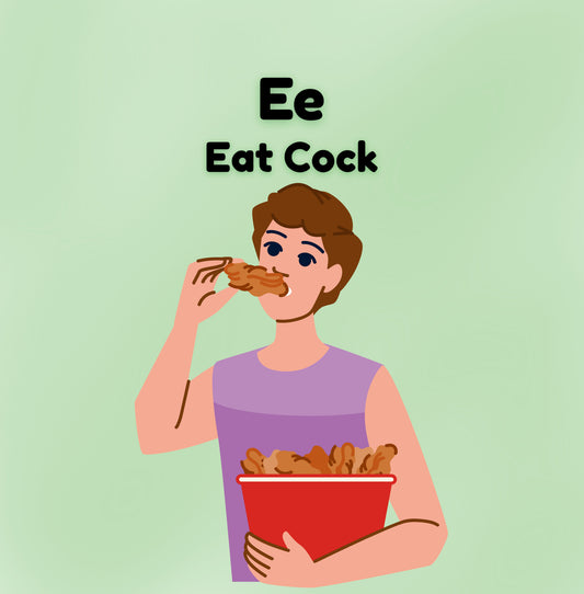 Interior page from A-Z of Cocks by Jen Jenivive