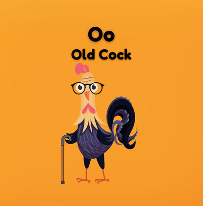 Interior page from A-Z of Cocks by Jen Jenivive