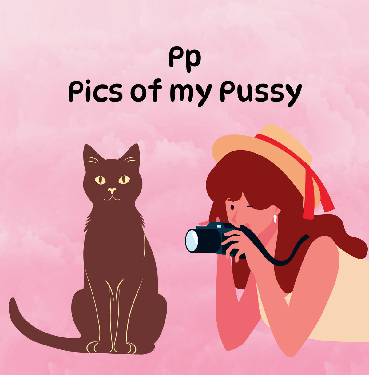 Interior page from A-Z of Pussies by Jen Jenivive