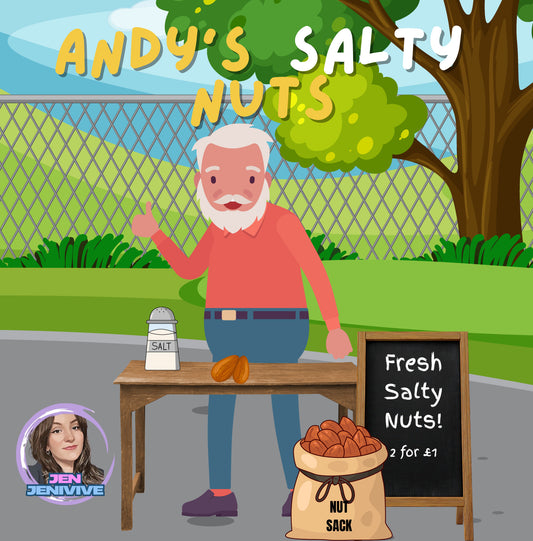 Andy's Salty Nuts by Jen Jenivive, front cover