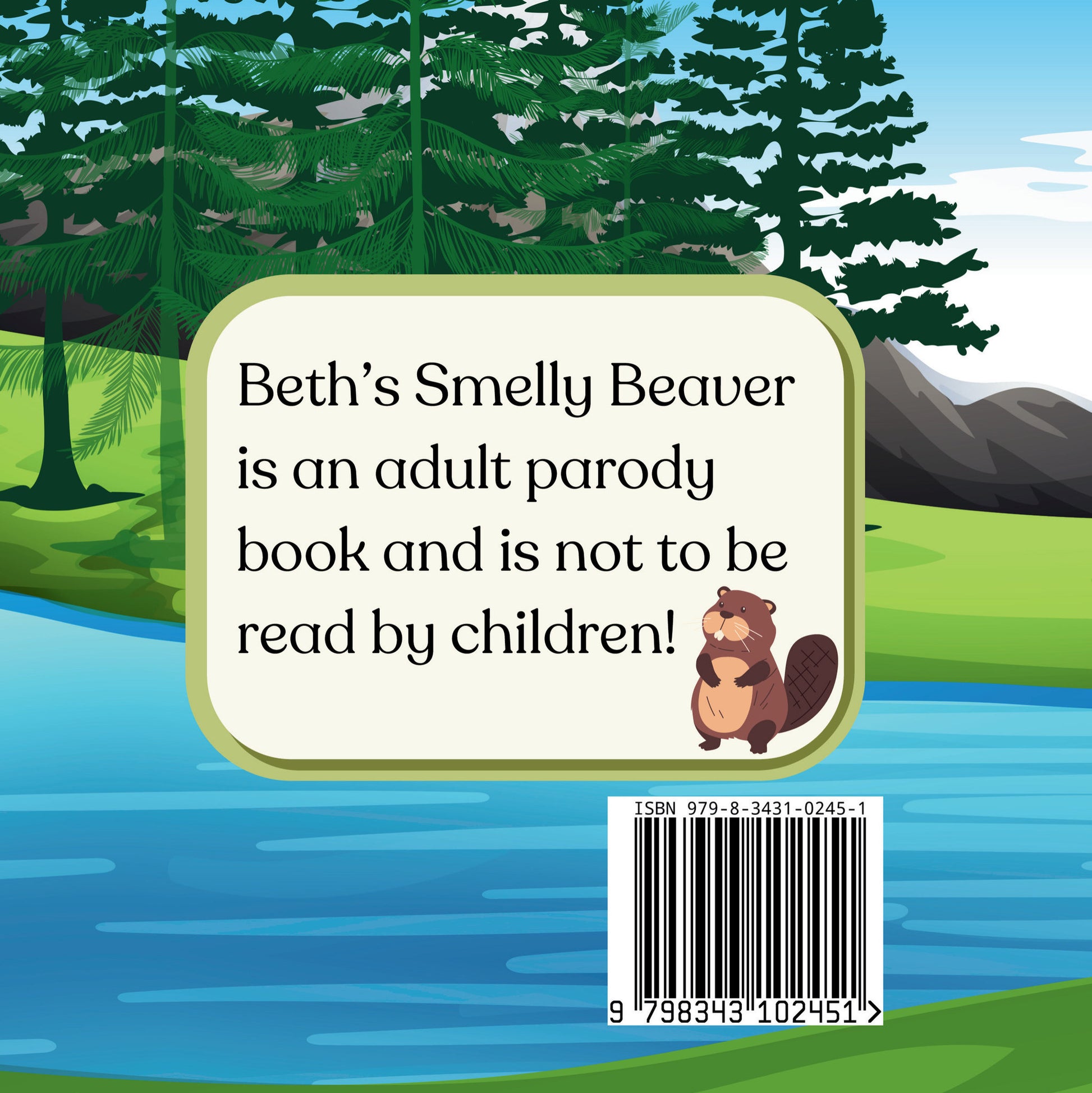 Beth's Smelly Beaver by Jen Jenivive, back cover