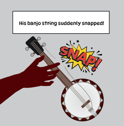 Interior page from Billy's Banjo String by Jen Jenivive