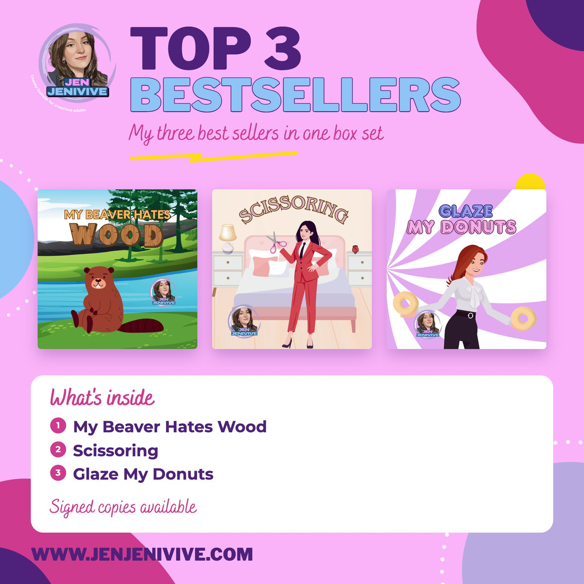 Bestsellers Starter Pack: Top 3 box set by Jen Jenivive, 3 books