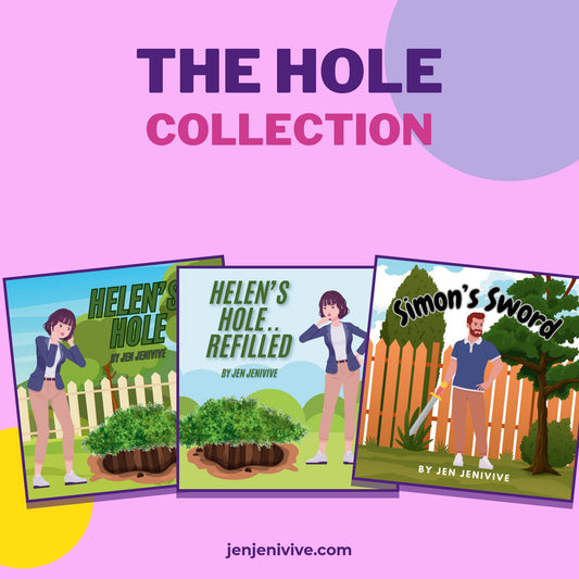 The Hole Collection, three books by Jen Jenivive