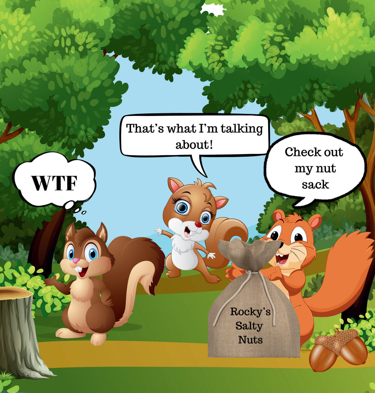 Interior page from Buster Knutt by Jen Jenivive