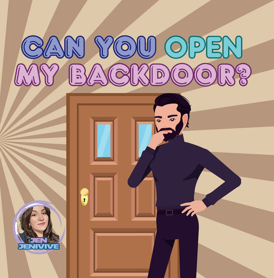 Can You Open My Backdoor? by Jen Jenivive, front cover