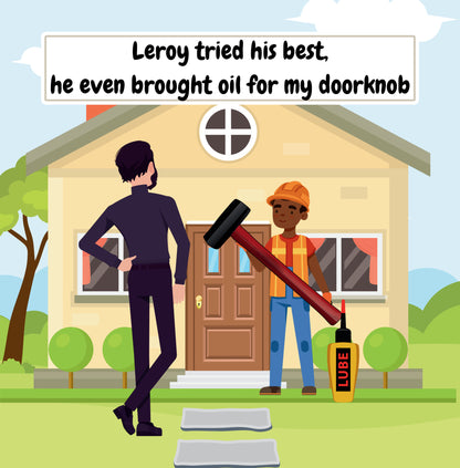 Interior page from Can You Open My Backdoor? by Jen Jenivive