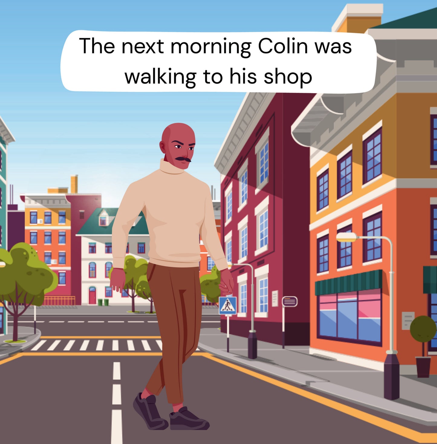 Interior page from Colins Creampies by Jen Jenivive