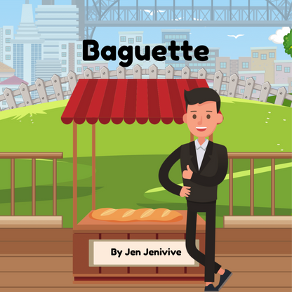 Customised Ben's Baguette by Jen Jenivive, personalised name preview