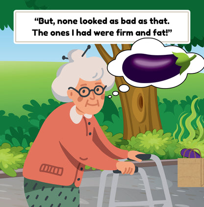 Interior page from Evan's Eggplant by Jen Jenivive