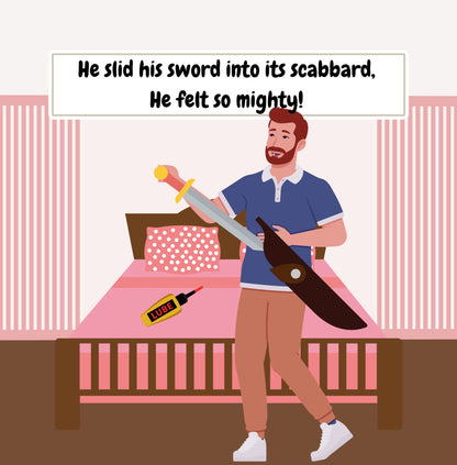 Interior page from Simon's Sword by Jen Jenivive