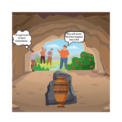 Interior page from Gee's Pot Is Hard To Find by Jen Jenivive