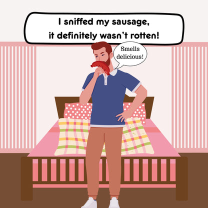 Interior page from Gobble My Sausage by Jen Jenivive