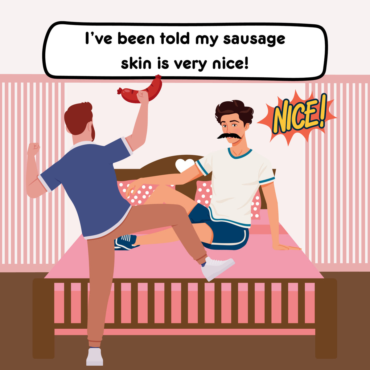 Interior page from Gobble My Sausage by Jen Jenivive