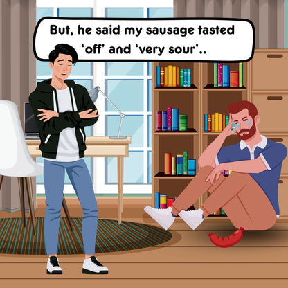 Interior page from Gobble My Sausage by Jen Jenivive