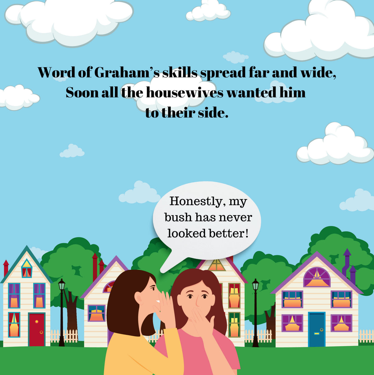 Interior page from Graham The Gardener by Jen Jenivive