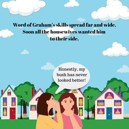 Interior page from Graham The Gardener by Jen Jenivive