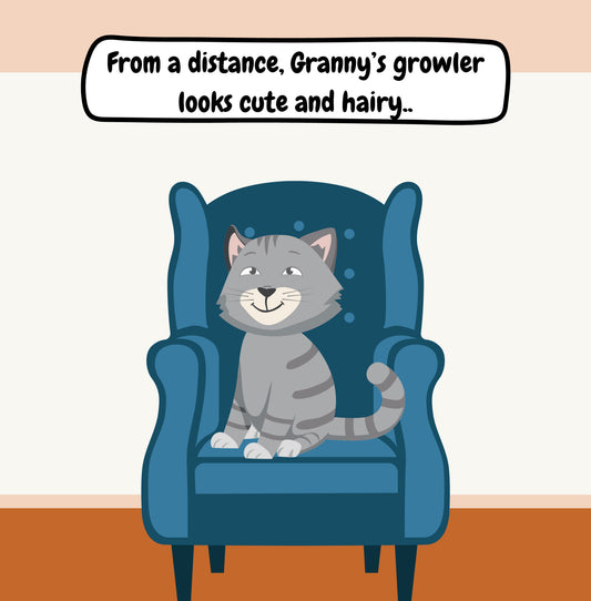 Interior page from Granny's Growler by Jen Jenivive