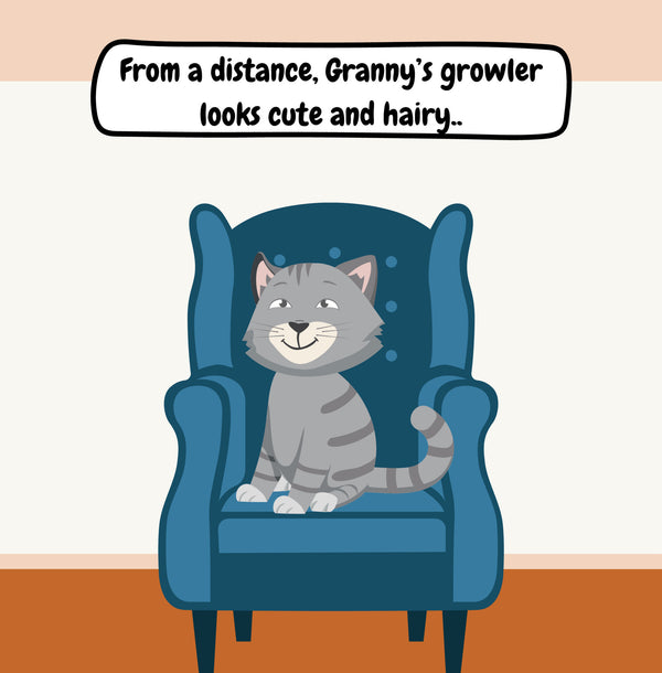 Interior page from Granny's Growler by Jen Jenivive
