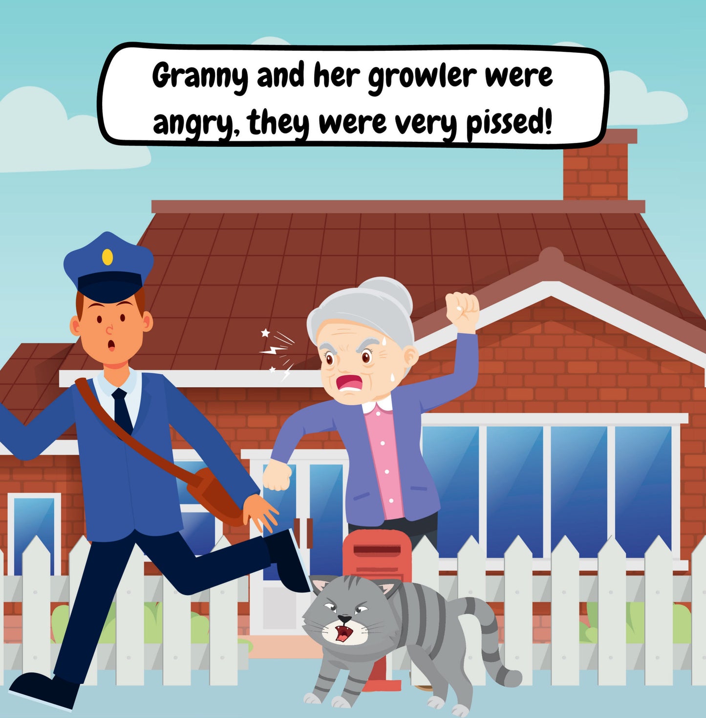 Interior page from Granny's Growler by Jen Jenivive