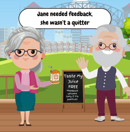 Interior page from Janes Juicebox by Jen Jenivive