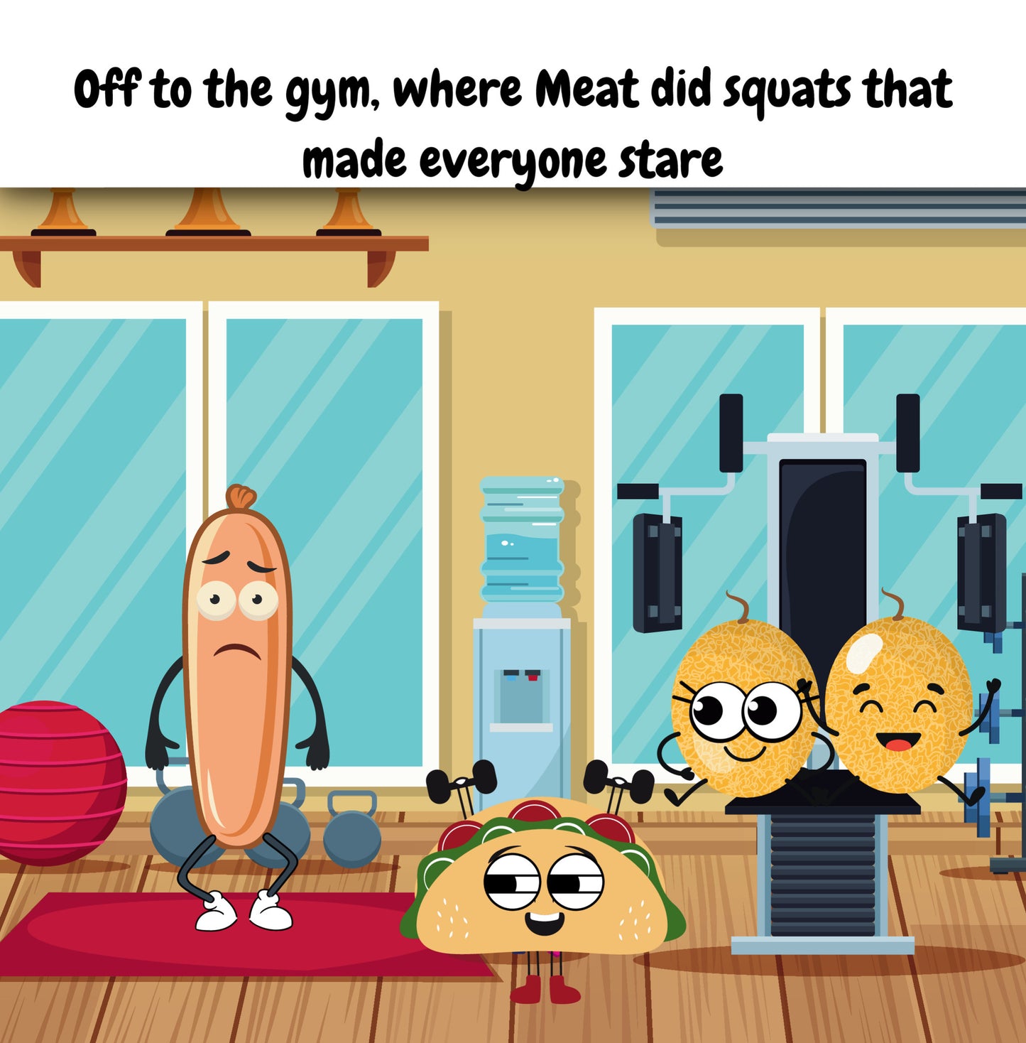 Interior page from Meat & Two Veg by Jen Jenivive