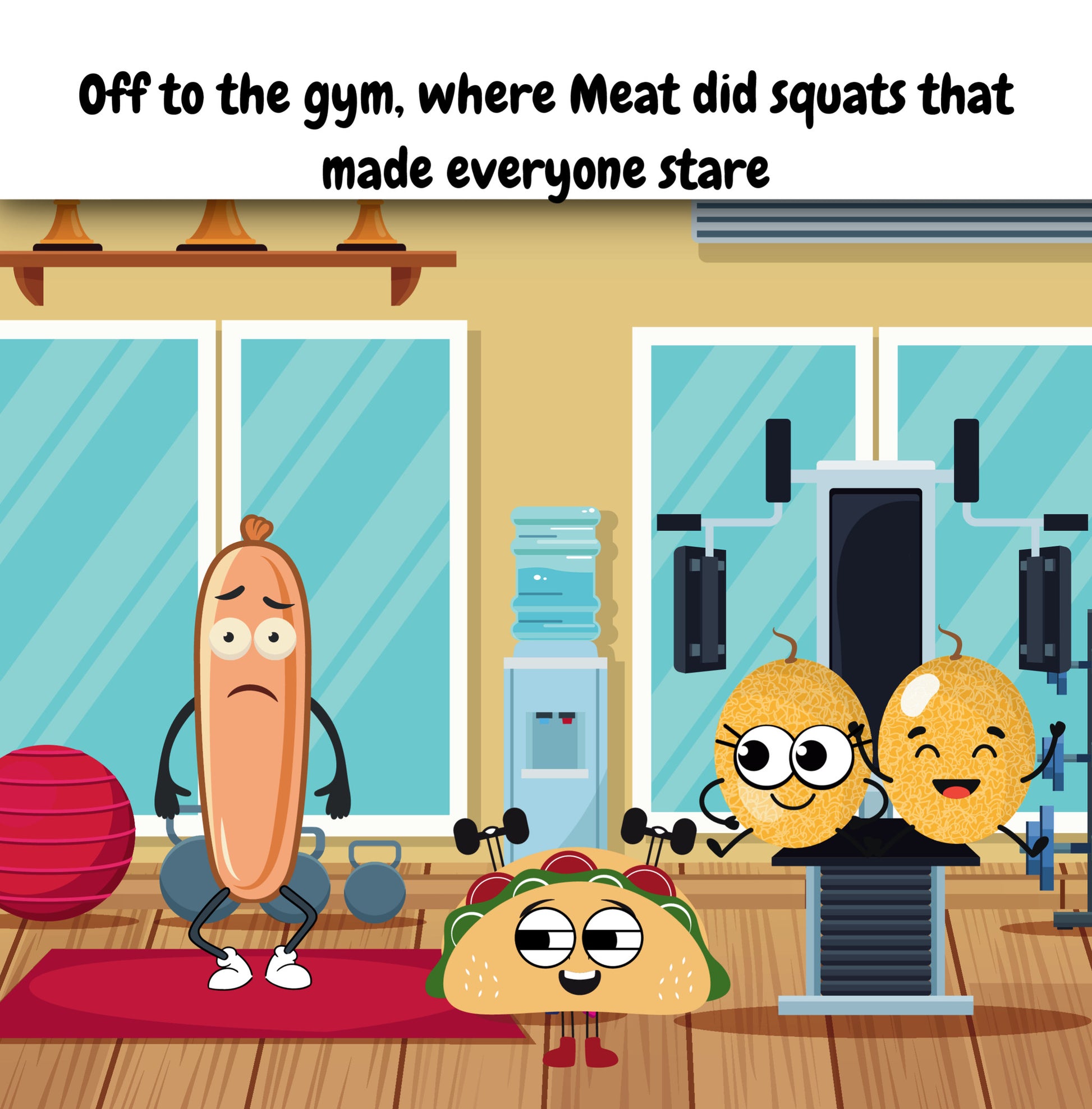 Interior page from Meat & Two Veg by Jen Jenivive