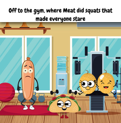 Interior page from Meat & Two Veg by Jen Jenivive
