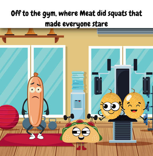 Interior page from Meat & Two Veg by Jen Jenivive