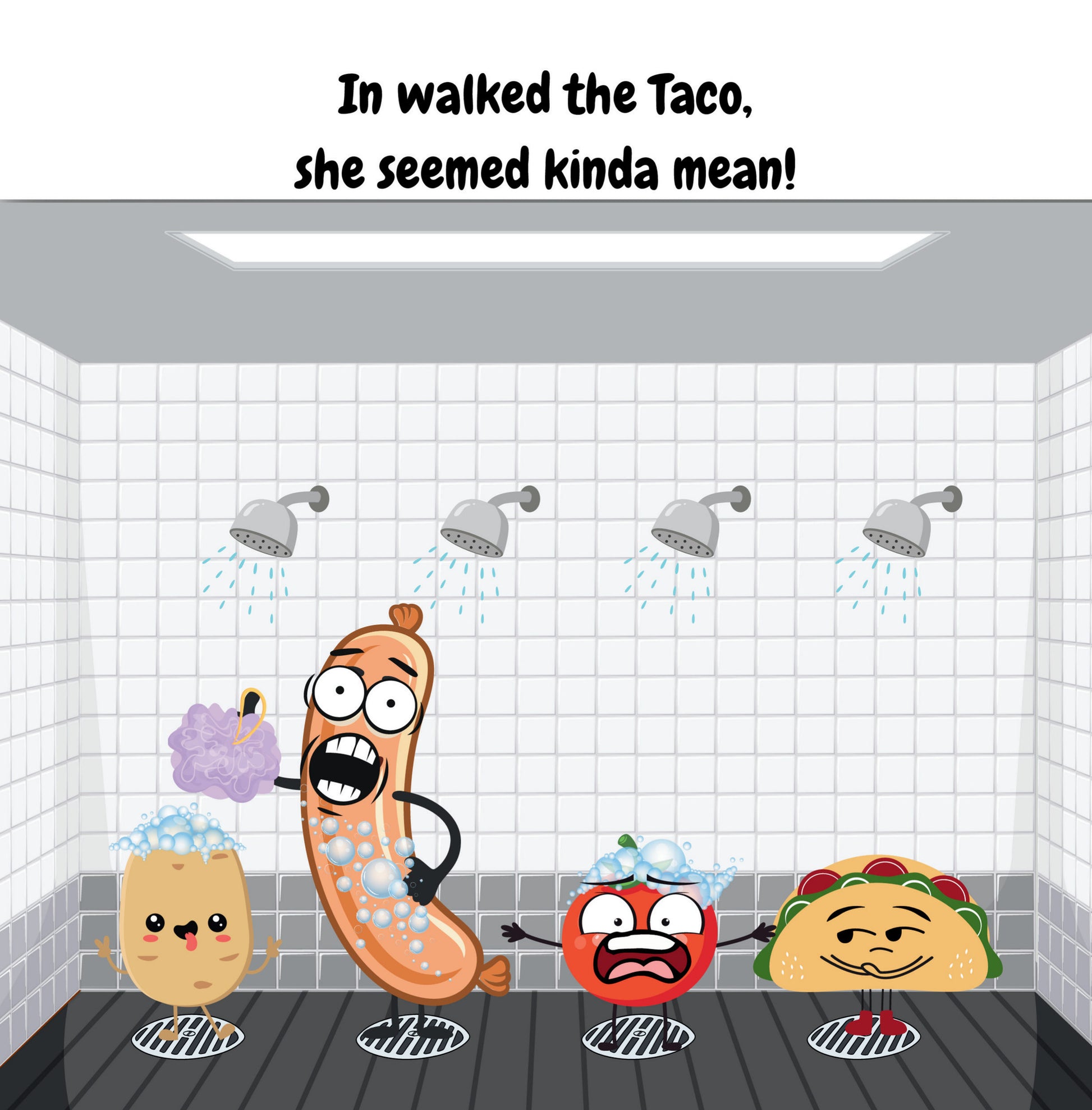 Interior page from Meat & Two Veg by Jen Jenivive