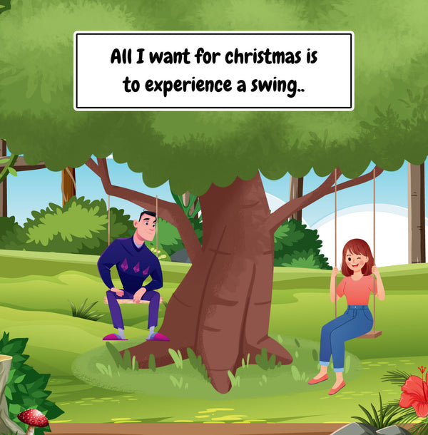 Interior page from Mums Christmas Wish by Jen Jenivive