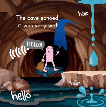 Interior page from My Best Friends Are Balls Go Caving by Jen Jenivive