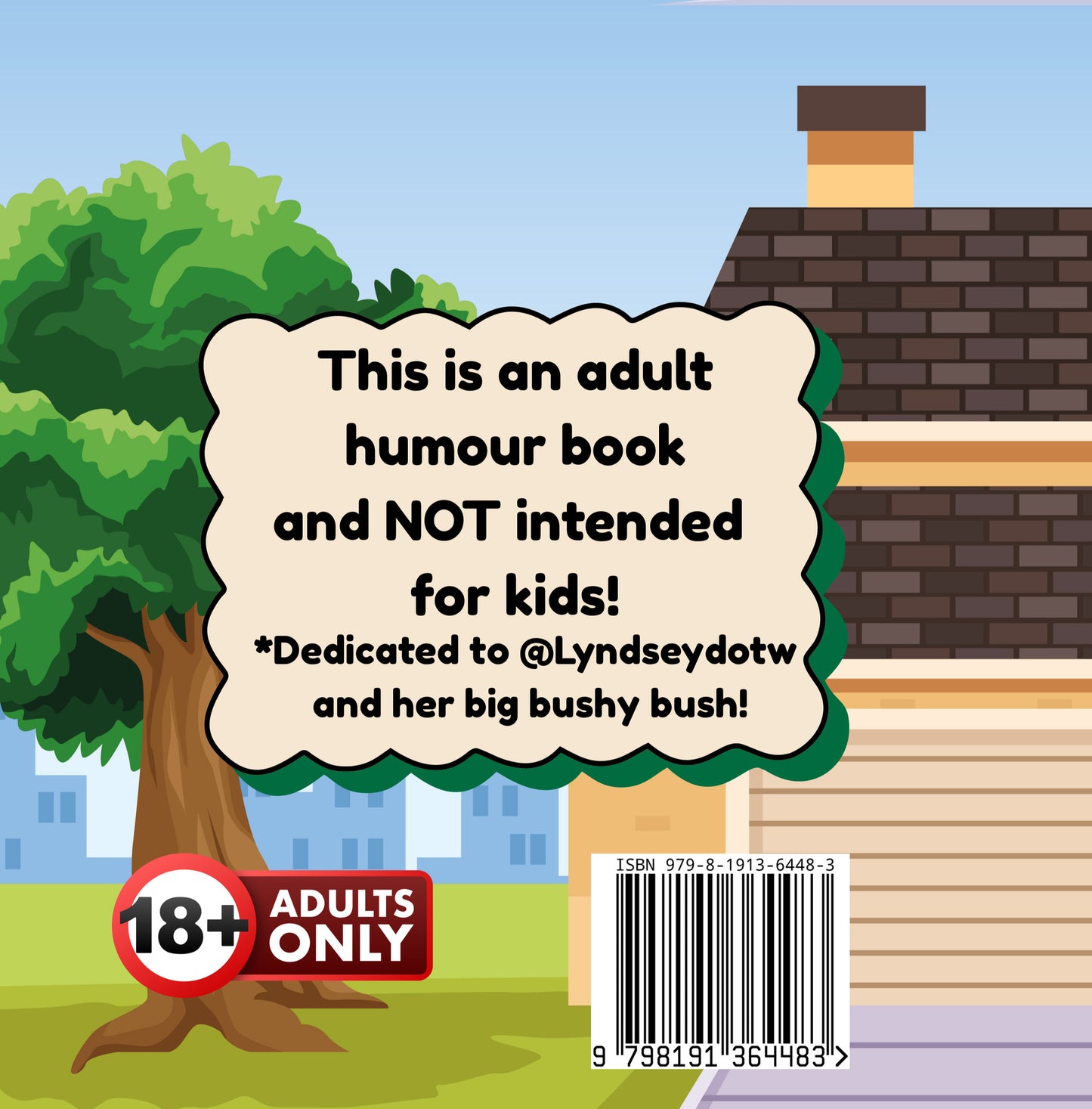 My Big Bushy Bush by Jen Jenivive, back cover