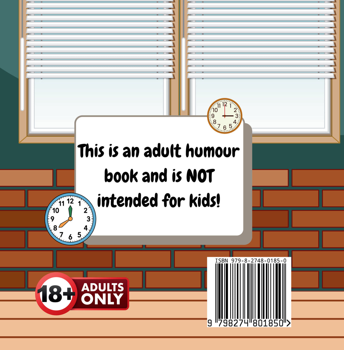 My Big Clock by Jen Jenivive, back cover