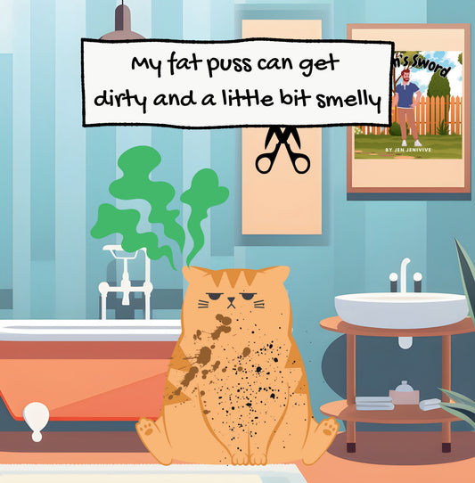 Interior page from My Fat Pussy by Jen Jenivive
