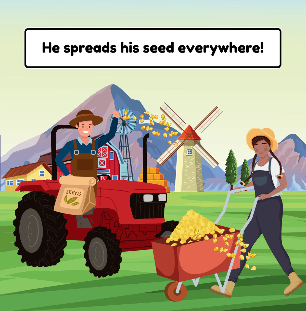 Interior page from My Husband Spreads His Seed by Jen Jenivive