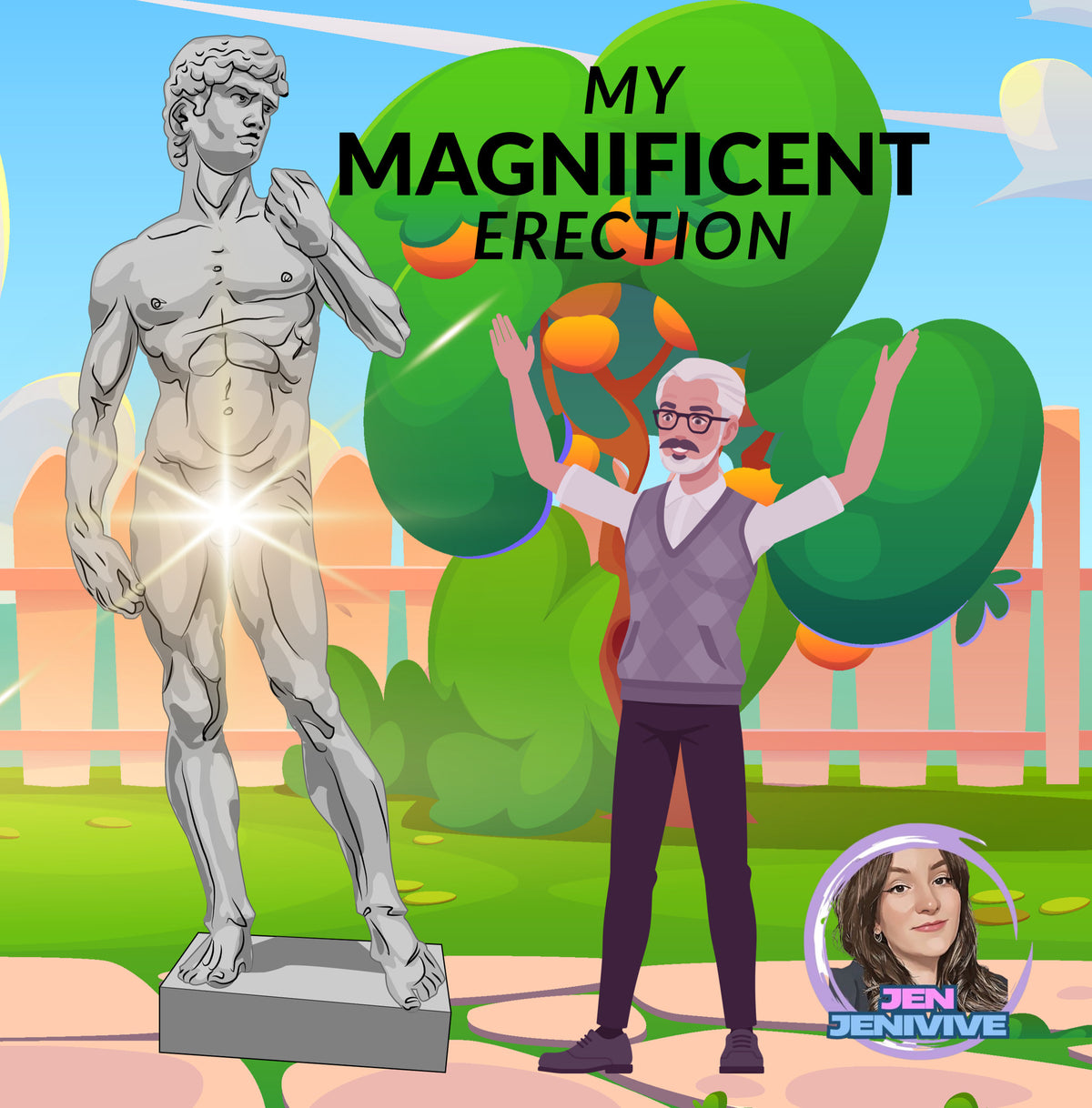 My Magnificent Erection by Jen Jenivive, front cover